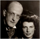 Theo Laanen with his wife Anna Helena Marinus (1942)